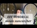 Crystal suncatcher tutorial mooncatcher  how to make a moon suncatcher  dark fairy