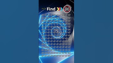 Eye Test Challenge: Can You Find the 74? #quizmeplztv #quiztime #quiz