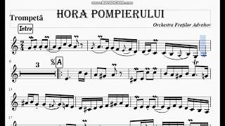 Video thumbnail of "Hora pompierului- Trompeta"