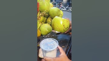 Cutting Young Coconut - A Tutorial
