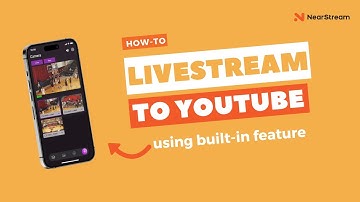 How to Livestream to YouTube using built-in feature of VM33