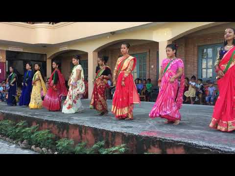 Teej Dance 2076 by Class 7 at Harvard Academy