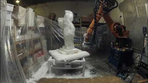 7 axis Robot Kuka KR200 Milling