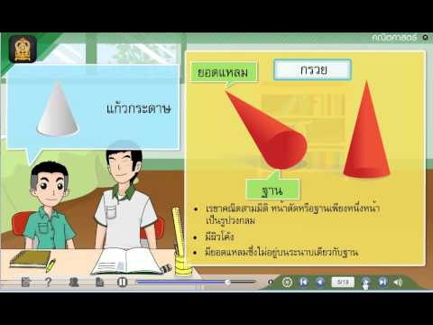 รูปเรขาคณิตสามมิติ คณิตศาสตร์ ป.5