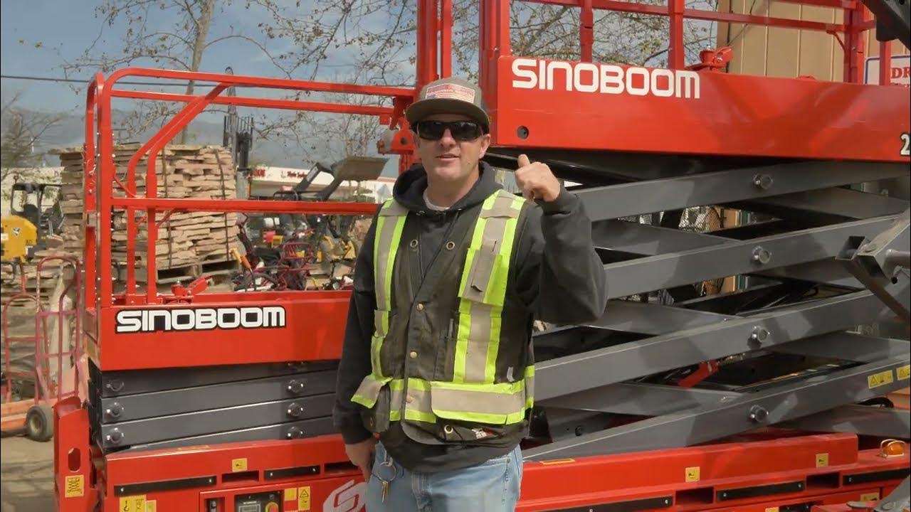 Check out the fleet of Sinoboom at Greg Rents YouTube