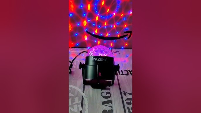 Boule disco rotative 360° à effets lumineux LED RVB 3 W - PEARL