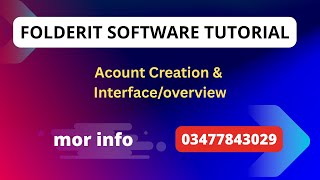 Folderit Software Tutorial | Account Creation & Interface Overview (Part 1)