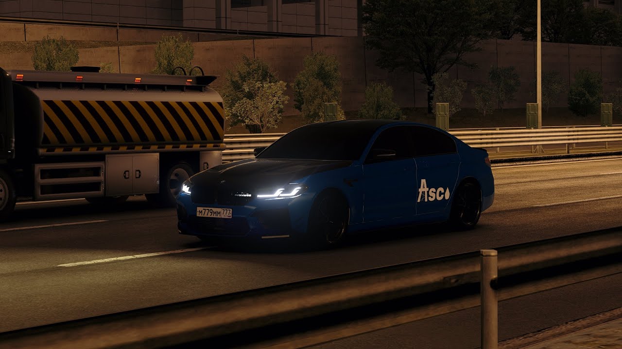 BMW M5 F90 ASCO | ШАШКИ Assetto Corsa - YouTube