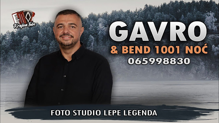GAVRO & BEND 1001 noć - Nema niko ko što ima čiko - KOLO (Uživo 2024)