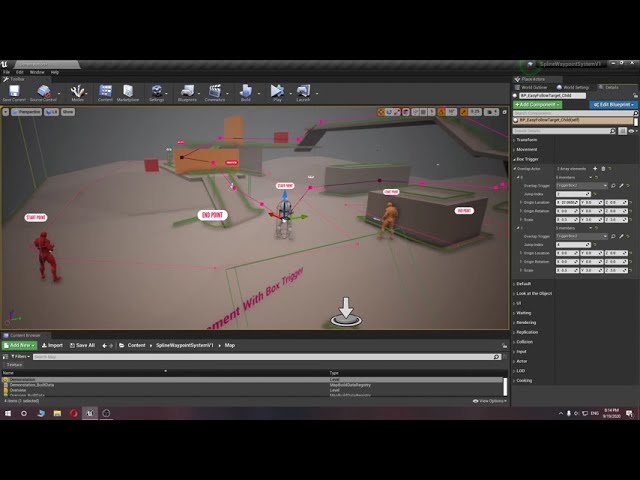 Spline Waypoint System V1 in Blueprints - UE Marketplace