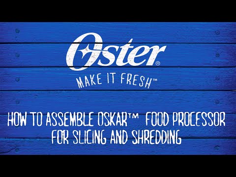 Video: Hvordan samler man en Oster foodprocessor?