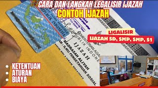 Cara Legalisir Ijazah dan Contohnya