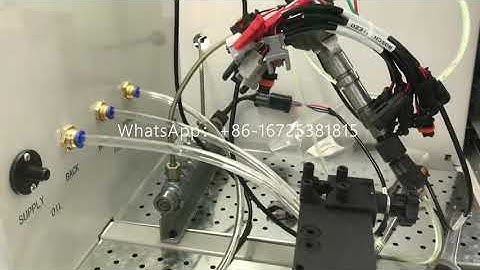 NANTAI CR966 Common Rail Injector Test Bench Testing Video and Operation Manual