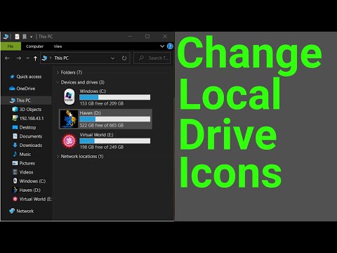 Vídeo: Com Canviar La Icona Del Disc Local