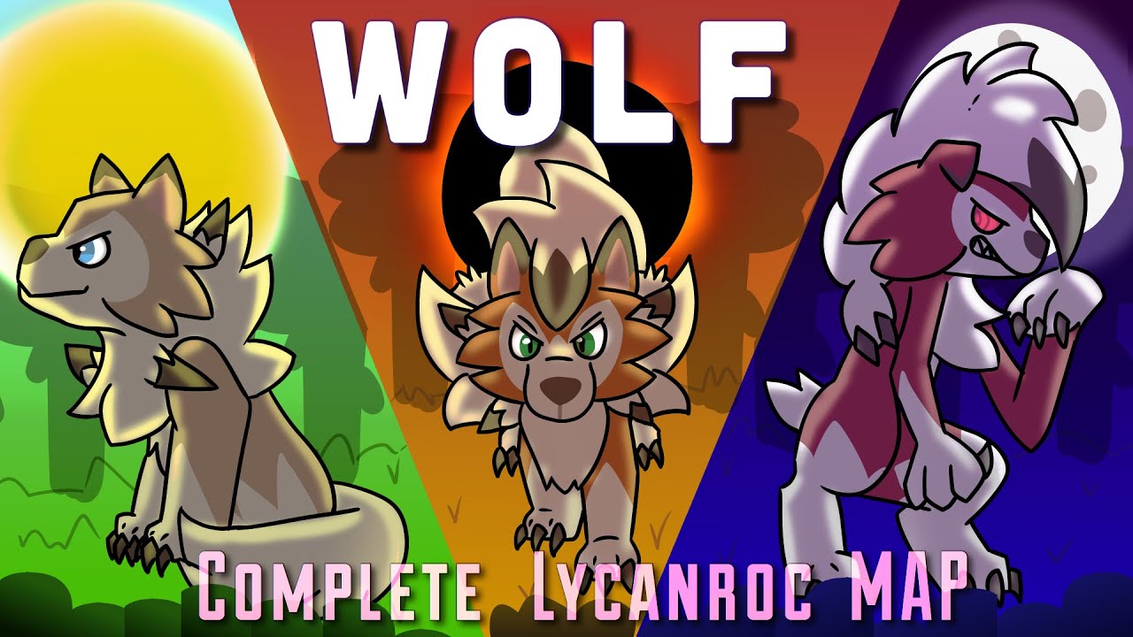 Wolf | Complete Lycanroc + Pokémon MAP