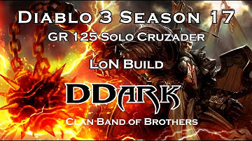Diablo III Season 17 DDark GR 125 Solo Crusader Blessed Shield