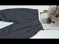 Andaz kating is live back side elastic kids School pant stitching