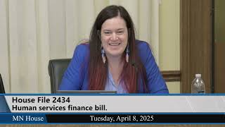 House Human Services Finance and Policy Committee 4/8/25