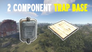 Easiest Trap Base Design | RUST | 2 Components | Electric