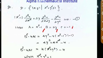 CSIR,NET,JRF,Dec 2017 Partial Differential Equations