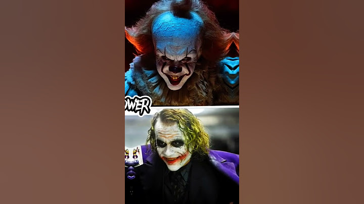 let's see who win 🤡Joker Vs Pennywise