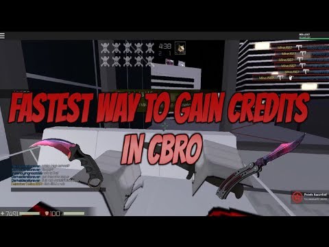 Roblox Cbro How To Gain Credits Easy Fastest Way To Gain Credits In Cbro Roblox Youtube - counter blox roblox offensive skin hack
