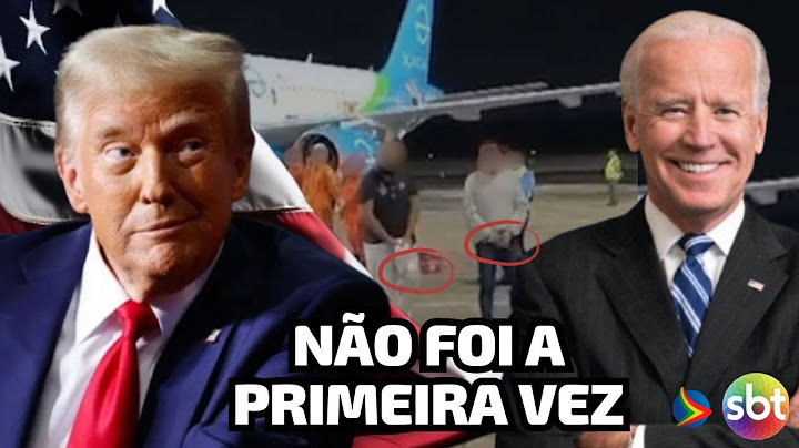 Gestão Biden também teve voo dos EUA com brasileiros deportados algemados