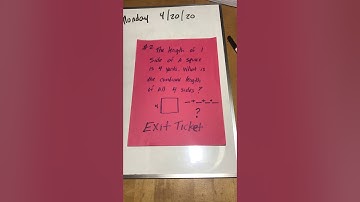Module 7 Lesson 20 Exit ticket #2