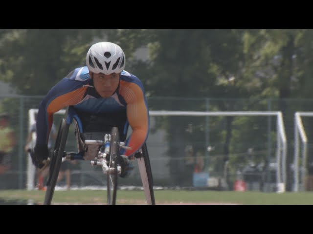 Japan's wheelchair sprinter Tomoki Ikuma takes on the world for a