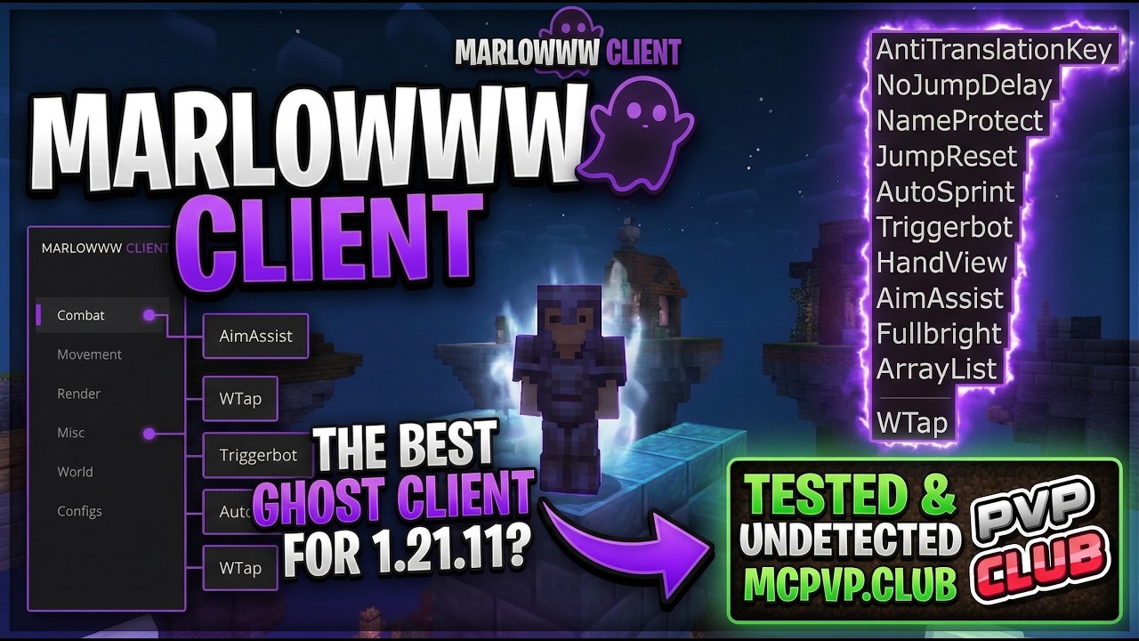Marlowww Client | Best FREE Ghost Client in 2026? - YouTube