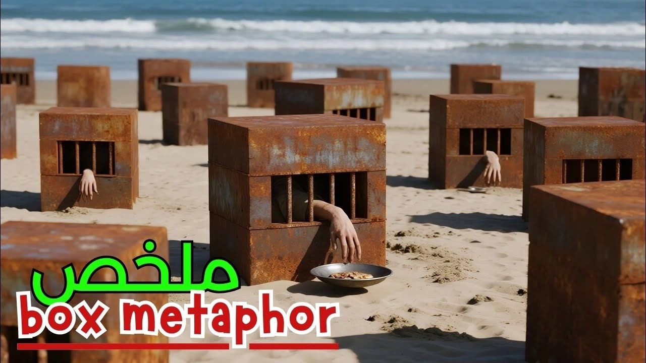 سجن في الصناديق في الخلا بلا أبراج ولا حراسة 👨‍✈️ ودرون تراقب من سماء ولا يستطيع أحد الهروب 😱