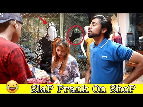 slap Prank on cute Girl | mannequin prank | @A.J Ahsan