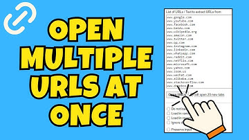 How to open Multiple URLs/ Website/ Links with One Click All At Once