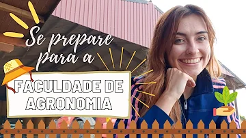 O que devo estudar para o vestibular de Agronomia?