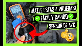 COMO PROBAR El SENSOR De PRESIÓN De AIRE ACONDICIONADO ⚡3 PRUEBAS DEFINITIVAS Y FÁCILES⚡