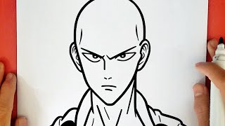 HOW TO DRAW SAITAMA FROM ONE PUNCH MAN