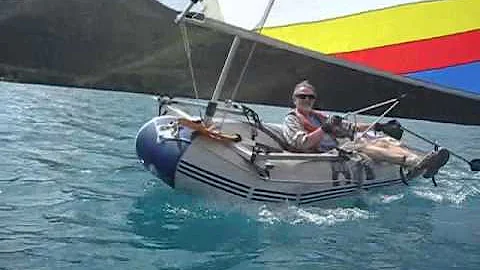 Hydro-Force Inflatable Boat with Sail Kit