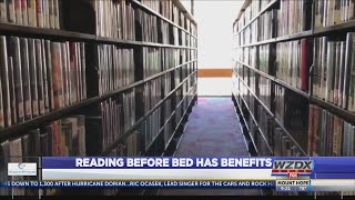 Reading before bed has benefits