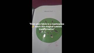 Watch This Fabric Transform into Luxury Design 😍 | Cutwork Process #nvcreation