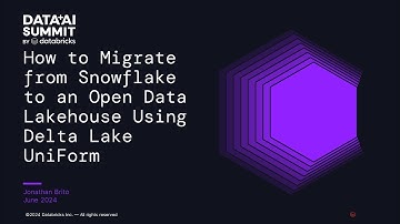 How to Migrate from Snowflake to an Open Data Lakehouse Using Delta Lake UniForm