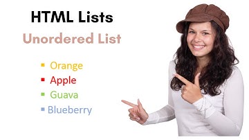 HTML Lists(Hindi | Urdu)| How to create list in HTML | Unordered list | Lecture 15 | Sumbul Khanzada