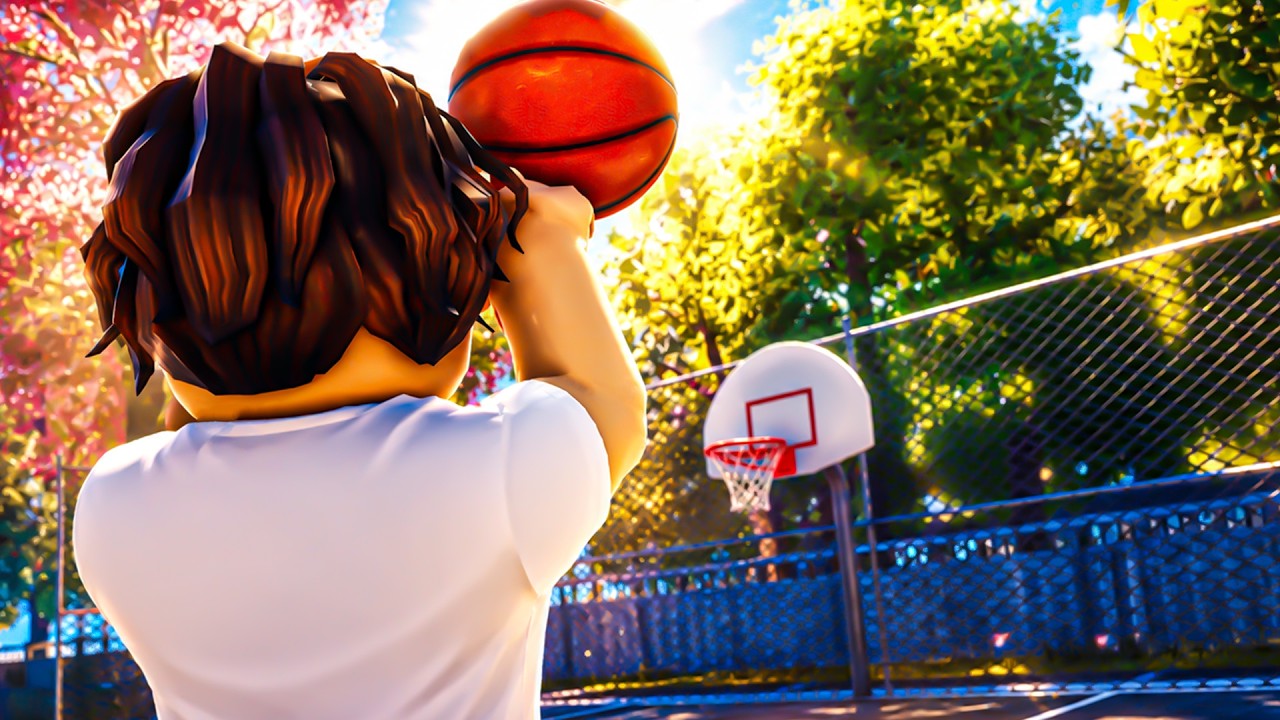 I Revamped My Roblox Basketball Game Backyard Hoops - YouTube