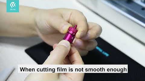 Devia Cutting Plotter Operation Video 5How to change the knife