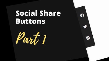Custom Social Share Buttons For Blogger Website (Part I - Design)