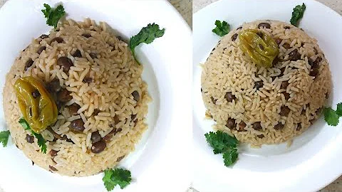 Jamaican Gungo Rice and Peas Recipe//Easy Gungo Rice w/canned Peas//Pigeon Peas Rice Recipe//Jamaica