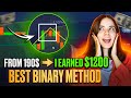 From 190  i earned 1200  how to beat binary options pocketoption best trading strategy