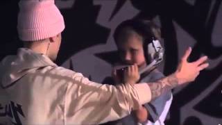 Justin Bieber and Jaxon Bieber in Toronto