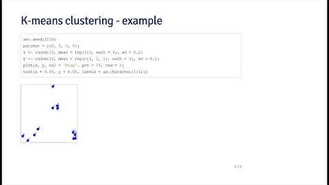 K Means Clustering part 1   Johns Hopkins University   Coursera