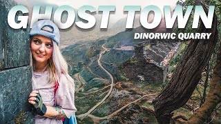 DINORWIC QUARRY NORTH WALES  3 MUSTSEE SPOTS in the MOUNTAIN GHOST TOWN! (Snowdonia)