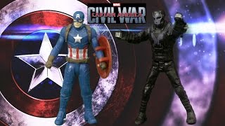 Marvel Captain America Civil War Miniverse Captain America vs. Marvel's Crossbones from Hasbro